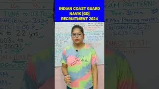 Indian Coast Guard Navik Gd  Recruitment 2024  #coastguard #shorts #viral