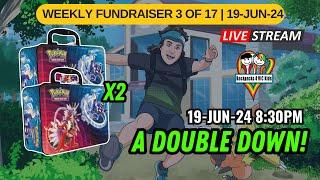 Fundraising for B4VK Week 3 of 17 Livestream Q&A Pokemon Giveaways