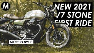 Why The New 2021 Moto Guzzi V7 Stone Centenario Is Better Than Ever First Ride Review