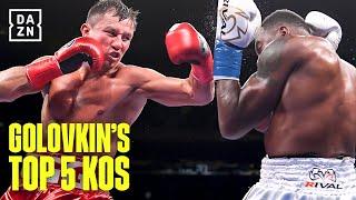 Gennadiy GGG Golovkins Top 5 KNOCKOUTS