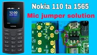 Nokia ta 1565 mic not working  Nokia 110 2023 mic jumper solution  Nokia ta 1565 mic jumper ways