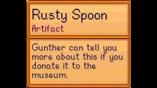 rusty spoon artifact