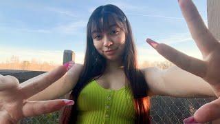 ASMR Outside  Hand Movements & Swirls Close Whispers