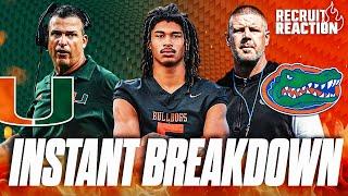 Recruits INSTANT Reaction Florida Gators vs Miami Hurricanes  Week 1 LIVE CFB Recruiting Recap