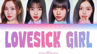 I-land 2 아이랜드 - Lovesick Girl Original By BLACKPINK  Color Coded Lyrics Eng Rom Han