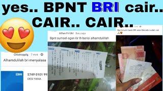 HORE BPNT BRI SUDAH CAIR info terbaru penyaluran bpnt tahap 4 mei juni 2024 Rp 400 rb