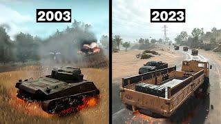 КАК СКАТИЛАСЬ ФИЗИКА В Call of Duty 2003-2023