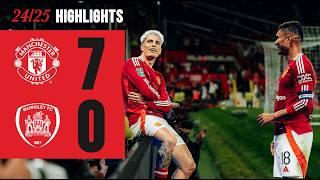 GOALS GALORE AT OLD TRAFFORD   Man Utd 7-0 Barnsley