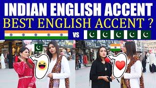 INDIAN  English Accent vs PAKISTANI English Accent  Pakistani Public Reaction