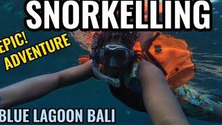 Our Most EPIC Adventure Snorkelling BALI Indonesia  - Blue Lagoon Candidasa