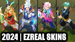 ALL EZREAL SKINS SPOTLIGHT 2024  League of Legends