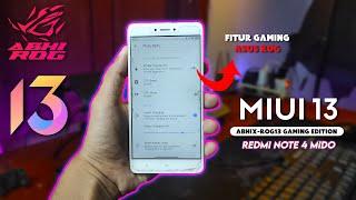 MIUI 13 Xiaomi Redmi Note 4 - Install Update MIUI 13 Abhix ROG Mido