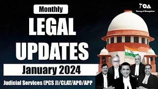 Legal Updates January 2024  Supreme Court Latest Judgements 2024  Monthly Legal Updates