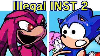 Friday Night Funkin VS Illegal Instruction V2 CANCELLED BUILD FNF Mod KnucklesSonicSonic.exe