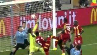 La main de Luis Suarez coupe du monde 2010
