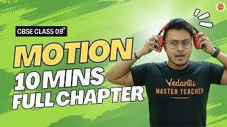 Motion Class 9 One Shot in 10 mins  Best CBSE Class 9 Physics Revision Strategy  Abhishek Sir