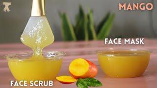 Homemade Mango face pack  Clear your skin with Mango face scrub & Face mask