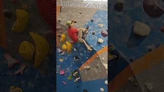 Fun V5 with jump and heel hook at Movement Englewood Colorado #bouldering