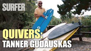 Tanner Gudauskas Ultimate QUIVERS Exploring a Diverse Surfboard Collection