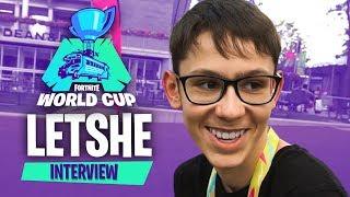 Interview mit dem JÜNGSTEN deutschen FAVORITEN bei der Fortnite WM Letshe im Interview