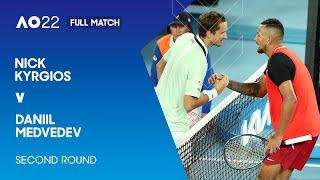 Nick Kyrgios v Daniil Medvedev Full Match  Australian Open 2022 Second Round