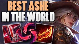 RANK 1 ASHE IN THE WORLD IS AMAZING  CHALLENGER ASHE ADC GAMEPLAY  Patch 11.16 S11