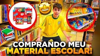 COMPRANDO MEU MATERIAL ESCOLAR 2024