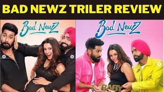 Bad Newz Movie Trailer Review KRK #karanjohar #bollywood #movie #entertainment