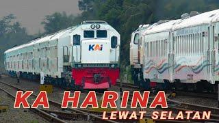 Papasan Sesama KA Joglosemarkerto  KA Harina Berhenti di Stasiun Kutoarjo