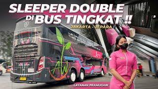 BUS TINGKAT INI DALEMNYA AGAK BEDA  Perjalanan Pagi PO Kencana Jakarta - Semarang