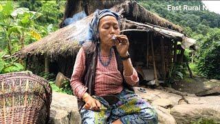 Nepals Eastern central hilly rural areas. Nepali real life.  organic video 