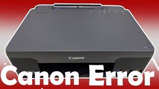 How to Reset Canon G1020 Printer Error Light Blinks 8 times Error Code 1726 1727 100% successful