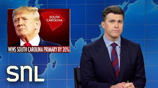 Weekend Update Trump Wins South Carolina Primary Biden Raises $56 Million For Campaign - SNL