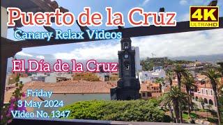 Tenerife ️ Puerto de la Cruz El Día de la Cruz 3 May 2024 Teneriffa