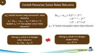 Matdis 17 Rekursi dan Relasi Rekurens Segmen 4 Relasi Rekurens