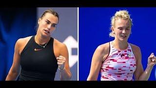 Aryna Sabalenka vs Katerina Siniakova - Wuhan WTA 1000 - Live