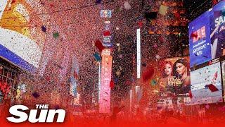 New York rings in 2020 with spectacular traditional New Years Eve Times Square Ball Drop