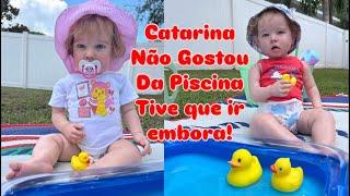 ROTINA DIA DE PISCINA TIVE QUE IR EMBORA   #baby #twins