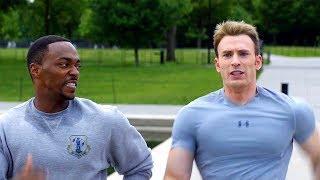 On Your Left Steve Rogers & Sam Wilson - Running Scene - Captain America The Winter Soldier