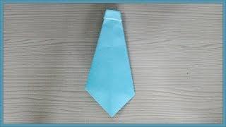 How To Make A Paper Tie - Origami Tie - Paper Activity