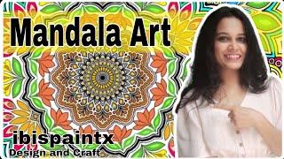 Beautiful Flower Mandala Art  Mandala Art for Beginners  Design and Craft