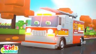 Wheels on the Fire Truck Nursery Rhyme & More Baby Songs