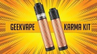 GEEKVAPE KARMA KIT REVIEW  RDTARDA + MECHANICAL MOD