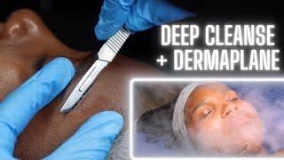 TRANSFORMATIVE SKIN RESURFACING FACIAL DERMAPLANE + FIRE & ICE DEEP CLEANSE