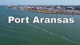 Drone Port Aransas Texas  Mustang Island