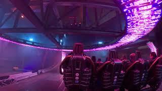 Ride with Europa Parks new Stryker Coaster VOLTRON NEVERA in the Dusk  4th row onride POV