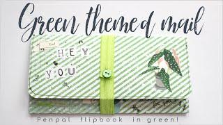 Happy Mail Tutorial All in Green  Snail Mail Ideas