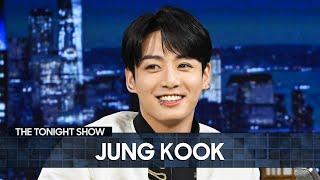 BTS Jung Kook Talks New Single Going Platinum and Teaches Jimmy His Standing Next to You Dance