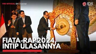 FIATA-RAP2024 Intip Ulasannya  IDX CHANNEL