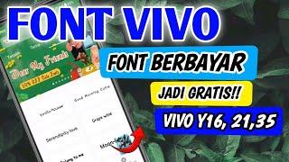 FONT VIVO ‼️ FONT BERBAYAR JADI GRATIS HP VIVO
